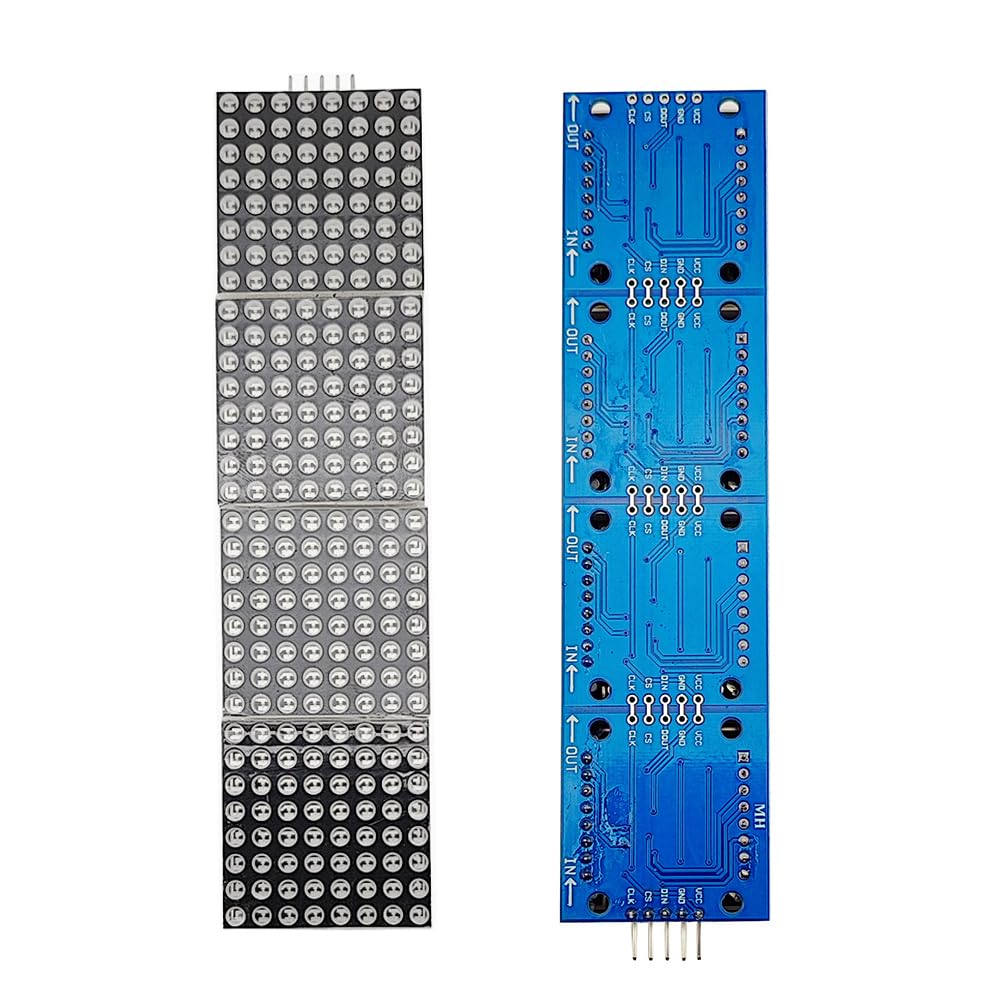 MAX7219 Dot LED Matrix 4×1 Module MCU Control